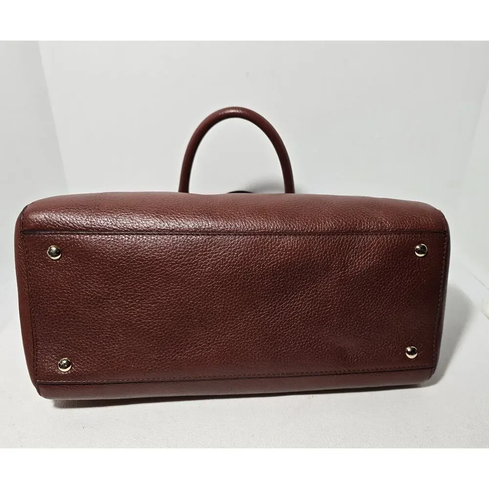Michael Kors Satchel Doctor Style bag Purse Medium Brown